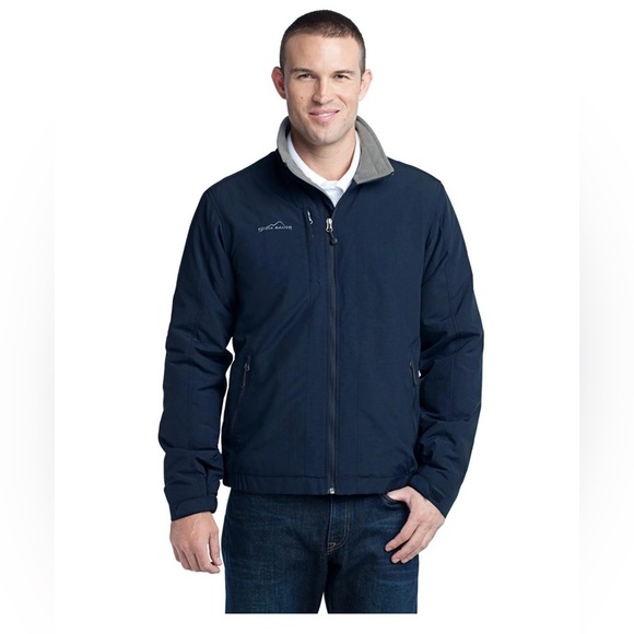 Eddie Bauer Men’s EB520 Fleece -Lined Jacket River Blue Size 3XL Zip Up